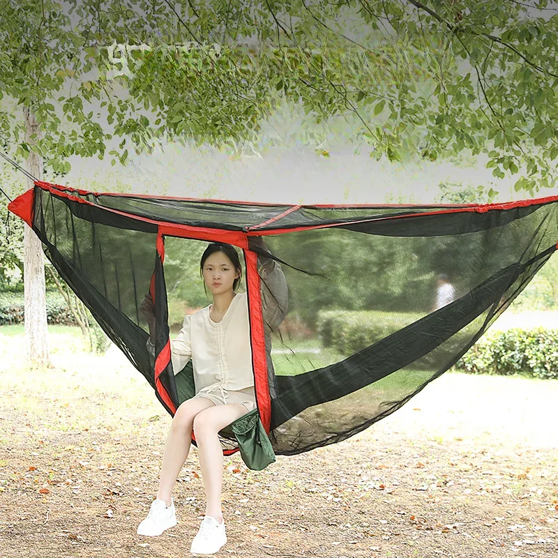 Mosquito Net for Hammock Swing Ultralight Outdoor Travel Camping Mosquito Net Mesh Cover with Encrypted and Thickened Detachable