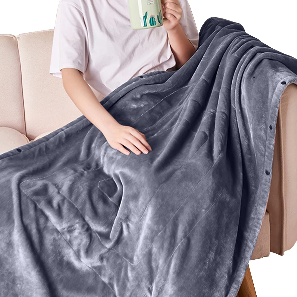 Description Picture 5 of itemHeated Electric Blanket Warm Up Blanket 3 Heating Levels 39 X 31 In Warming Mat Fast Heating Warming Blanket for Home Office Use