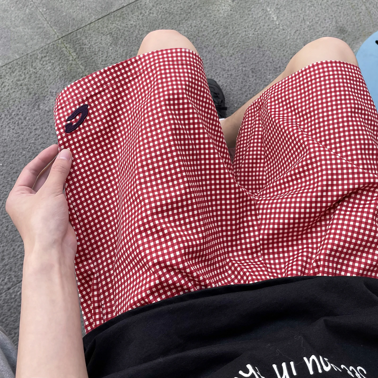 Nuovi Pantaloncini Estivi Da Uomo Di Moda Allentati Selezione Casual Abbigliamento Scozzese Pantaloni Corti Da Spiaggia