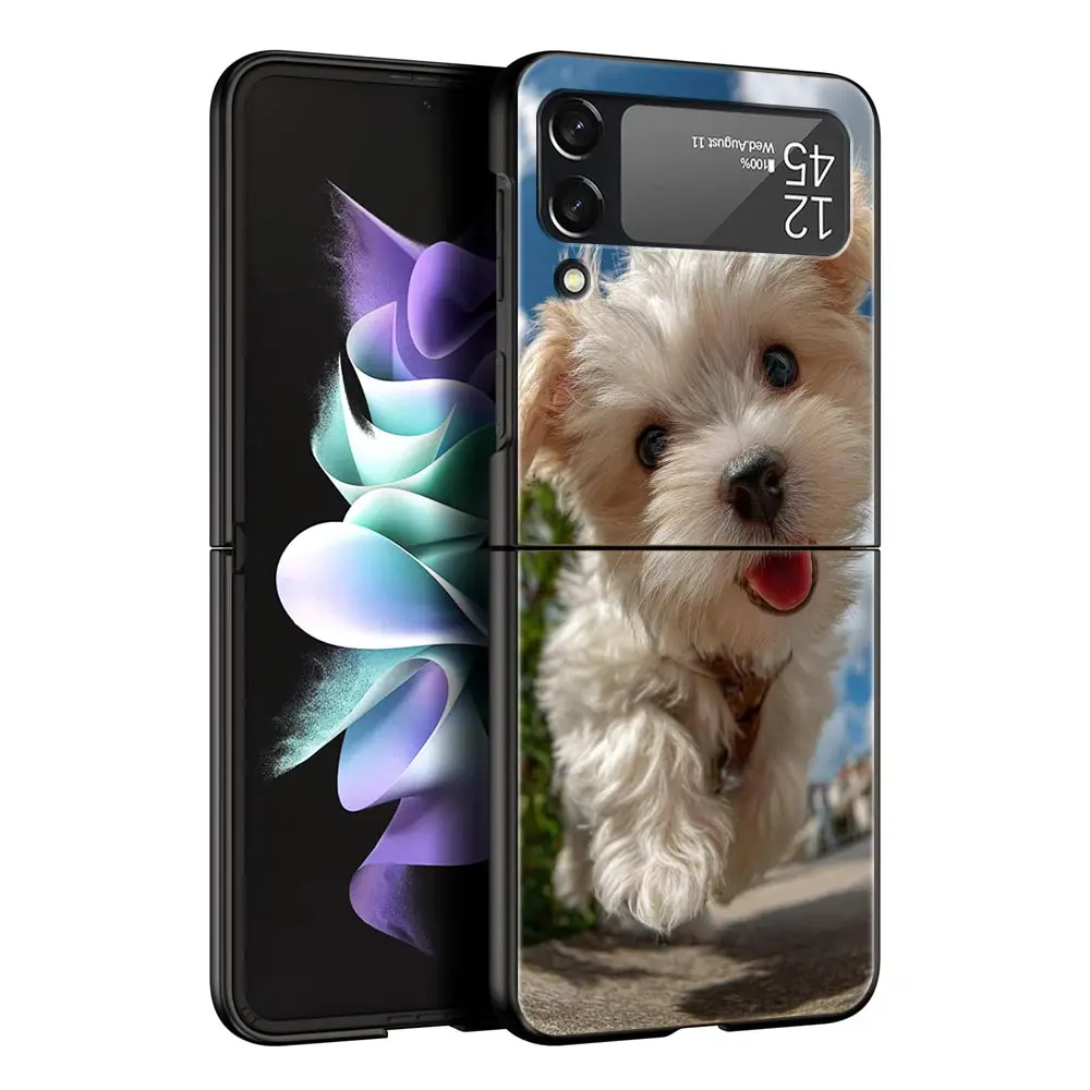 Shih Tzu Painting Cute Animal Phone Case - Folding PC Hard Cover