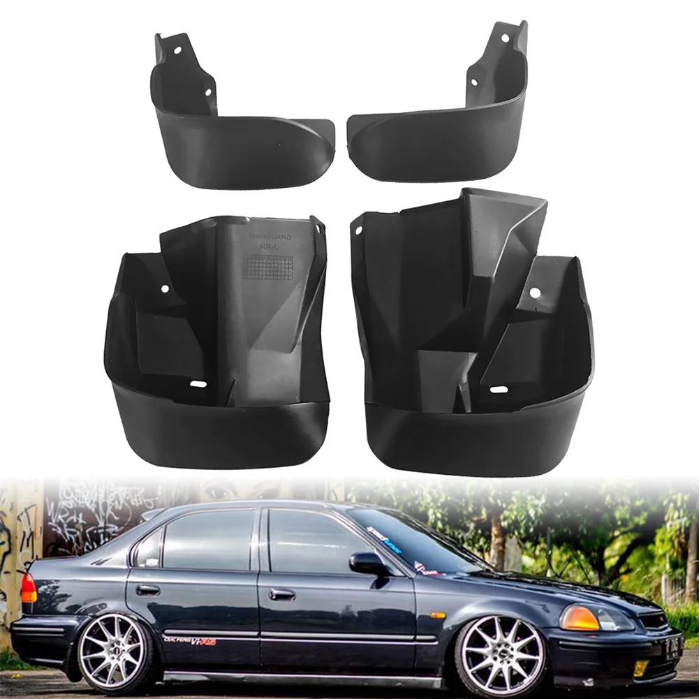 

4 шт., брызговики для Honda Civic EK Coupe Sedan 1996 1997 1998