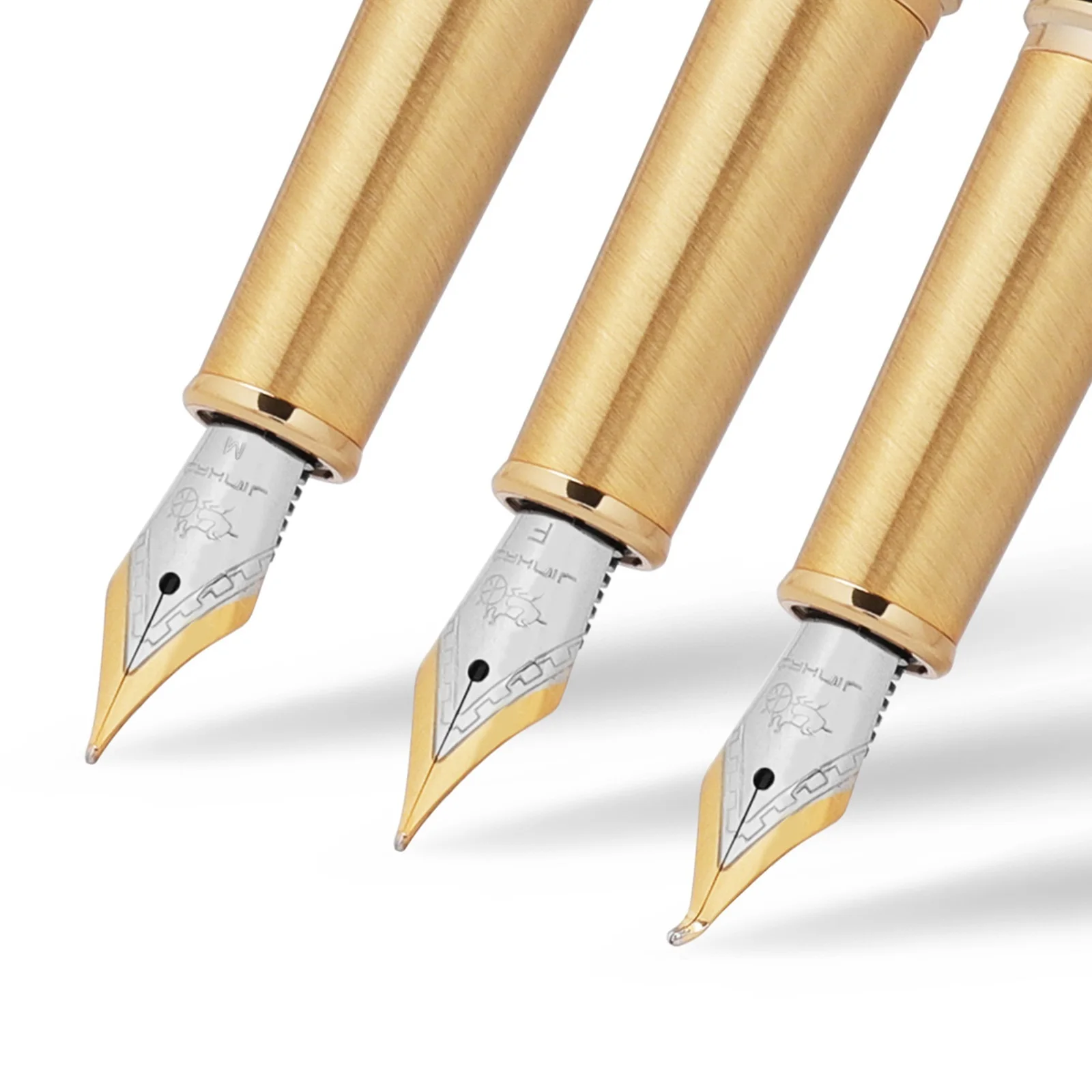 New Jinhao 95 Metal Fountain Pen EF/F/M Nib Retro Design Metal Material Elegant Clip Writing Office school supplies Gift Ink Pen 6