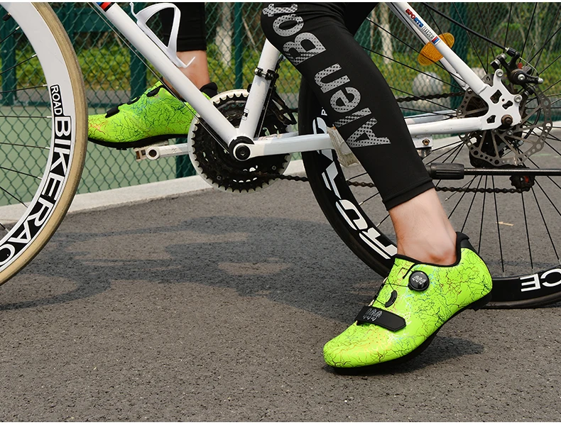 Neue Atmungsaktive Professionelle Radfahren Schuhe Unisex Rennrad SPD Pedal Lock Schuhe Berg Off-Road MTB Radfahren Wettbewerb Schuhe – Detail 5