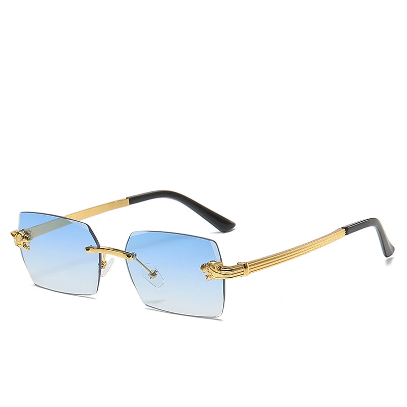 نظارات شمسية مستطيلة متدرجة للرجال والنساء، ظلال م...