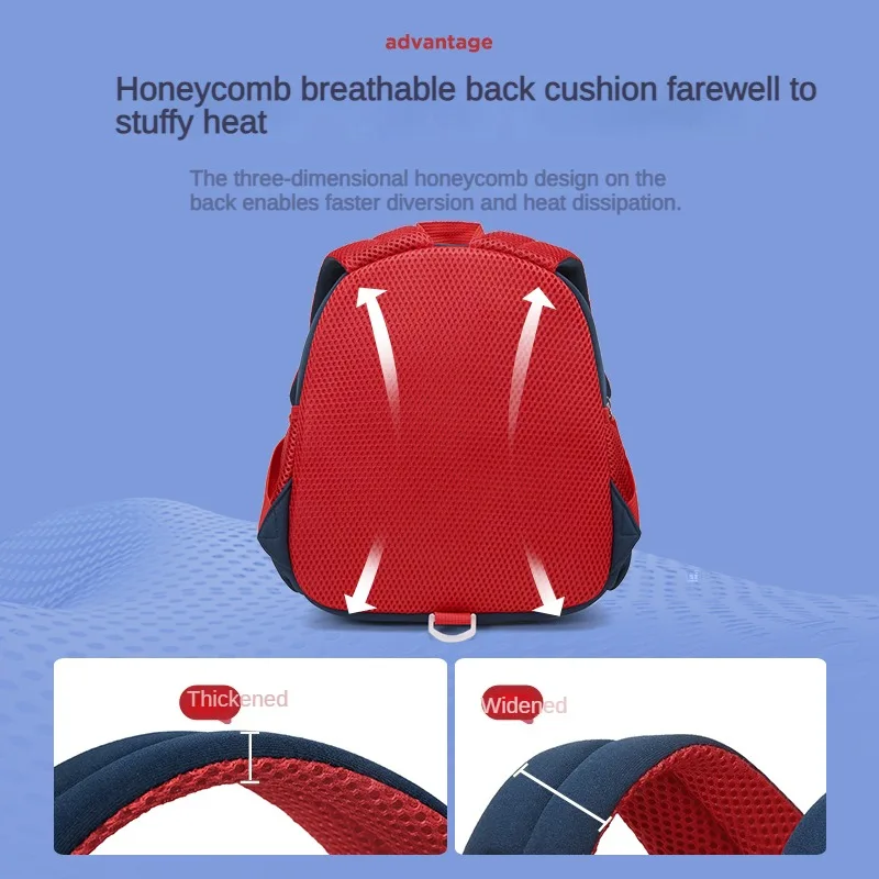 VNINE Kindergarten School Bag for Children, Boys and Girls Enrollment Baby New Boys and Girls Anti Lost Small Backpack