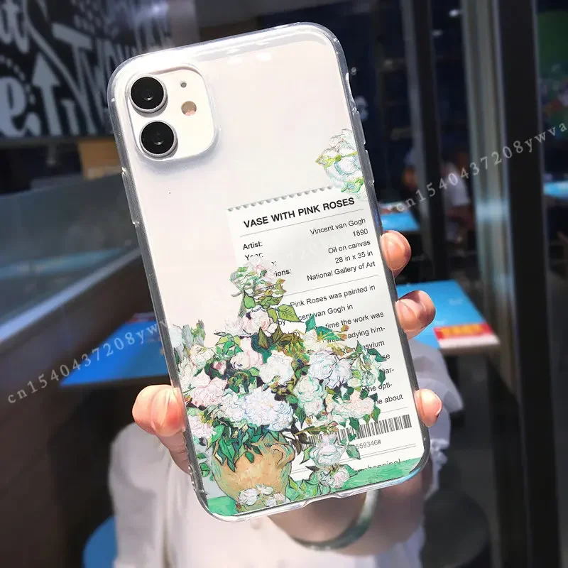 バンゴッホオイルペインティングフォンケース、スターナイト