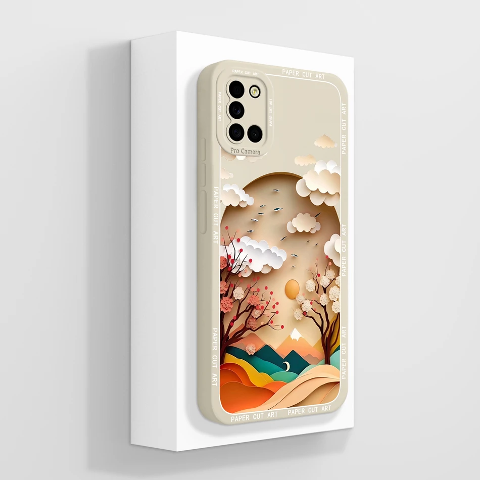 Aesthetic Soft Silicone Phone Case with Full Protection and Anti-Shock Design
