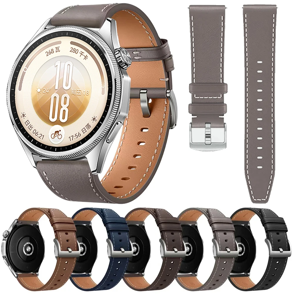 Premium Leather Watch Strap Replacement Band - Elegant Bracelet Accessory