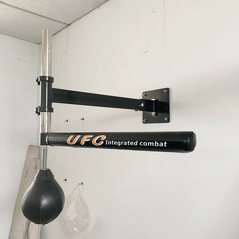 Bag with Reaction Bar, 1 Boxing Spinning Bar with 1 Reflex Bag, Electronic Wall Mounted Boxing Speed Trainer 2 Mode Setting