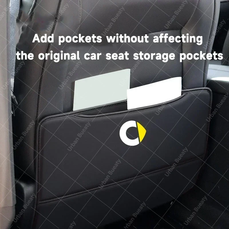 Car Anti-dirty Pad Seat Back Protective Mat Anti Kick Pad Car Accessory For Smart EQ Fortwo Forfour 453 Roadster #1 #3 452