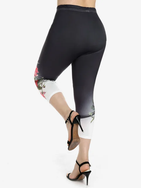 Plus Size Leggings For Women With Lace 2018 Plus Size Lace Trim