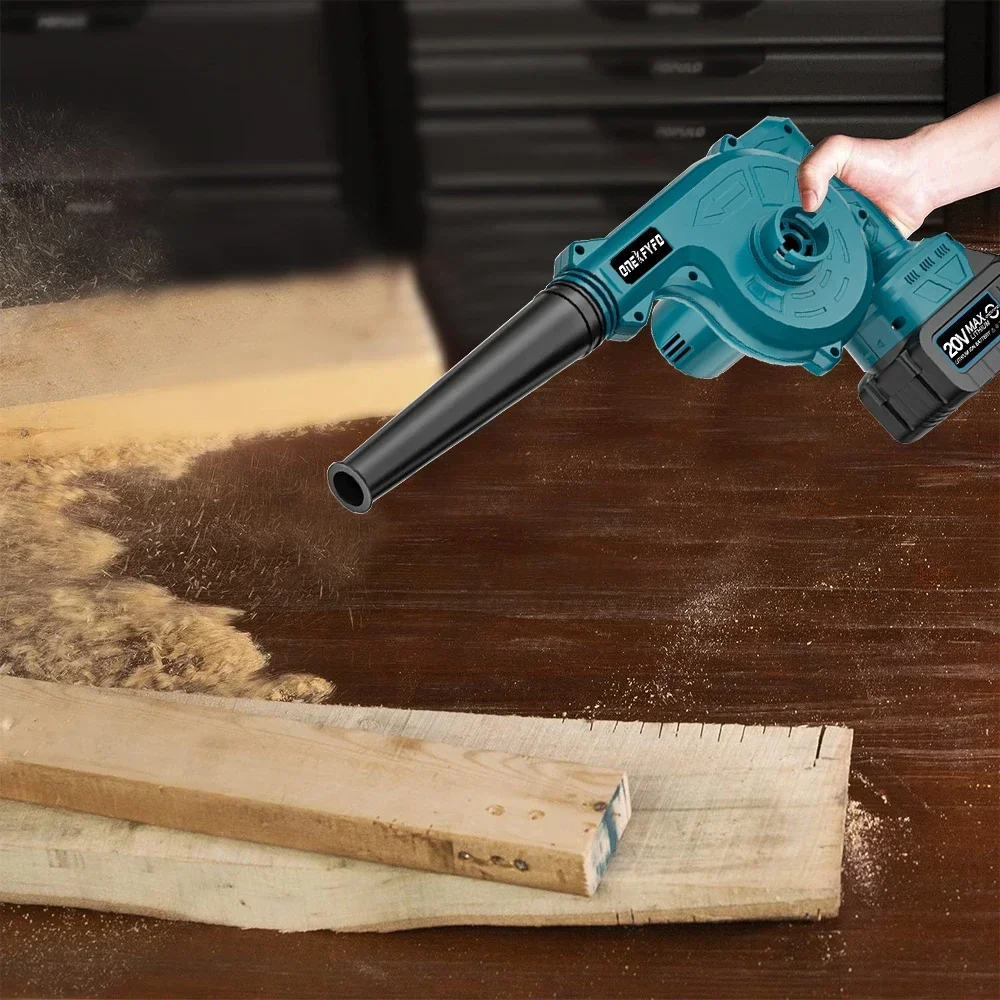 2-in-1 Electric Cordless Garden Leaf Air Blower Computer Dust Collector Dust Snow Blowing Power Tools For Makita 18V Battery 3