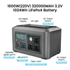 1024Wh Portable Power Power Station Lifepo4 Batteries Powerful Power Bank 1000W Solar Generator Emergency Power Supply Outdoor ﻿ 6