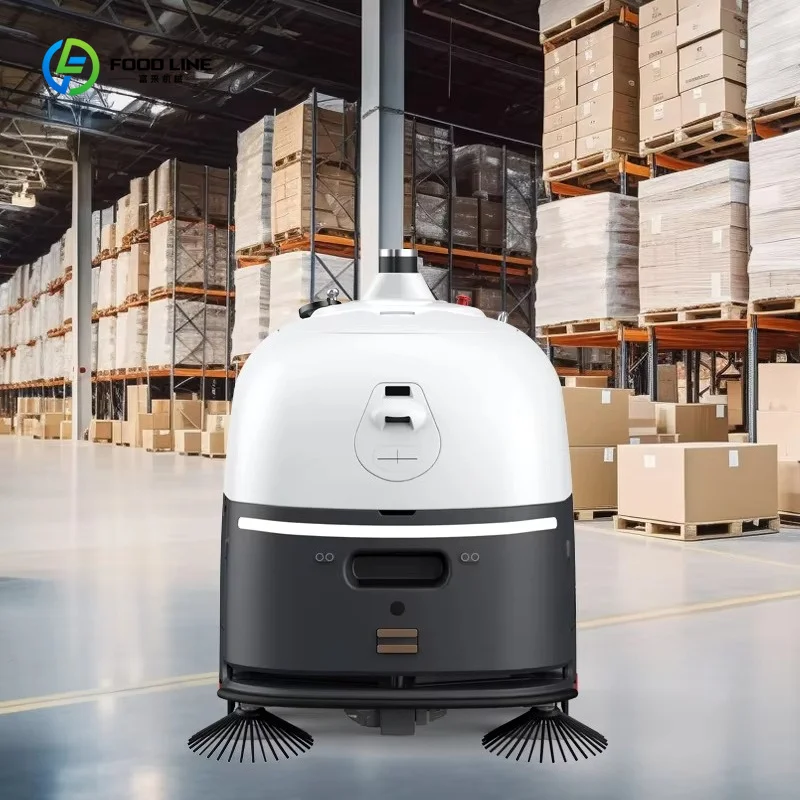 Lavasciuga Pavimenti Automatica Antipolvere per Officine con Polvere Pesante, Pulizia Residui di Levigatura su Cemento, Personalizzabile