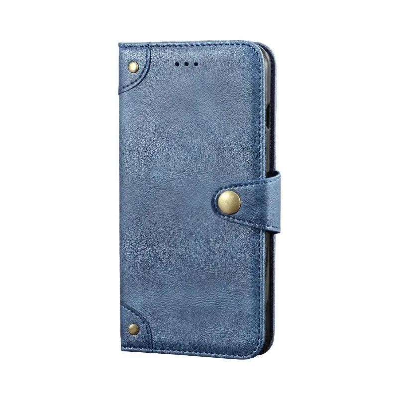 iTien Retro High-Quality Flip Deluxe Leather Phone Wallet Case