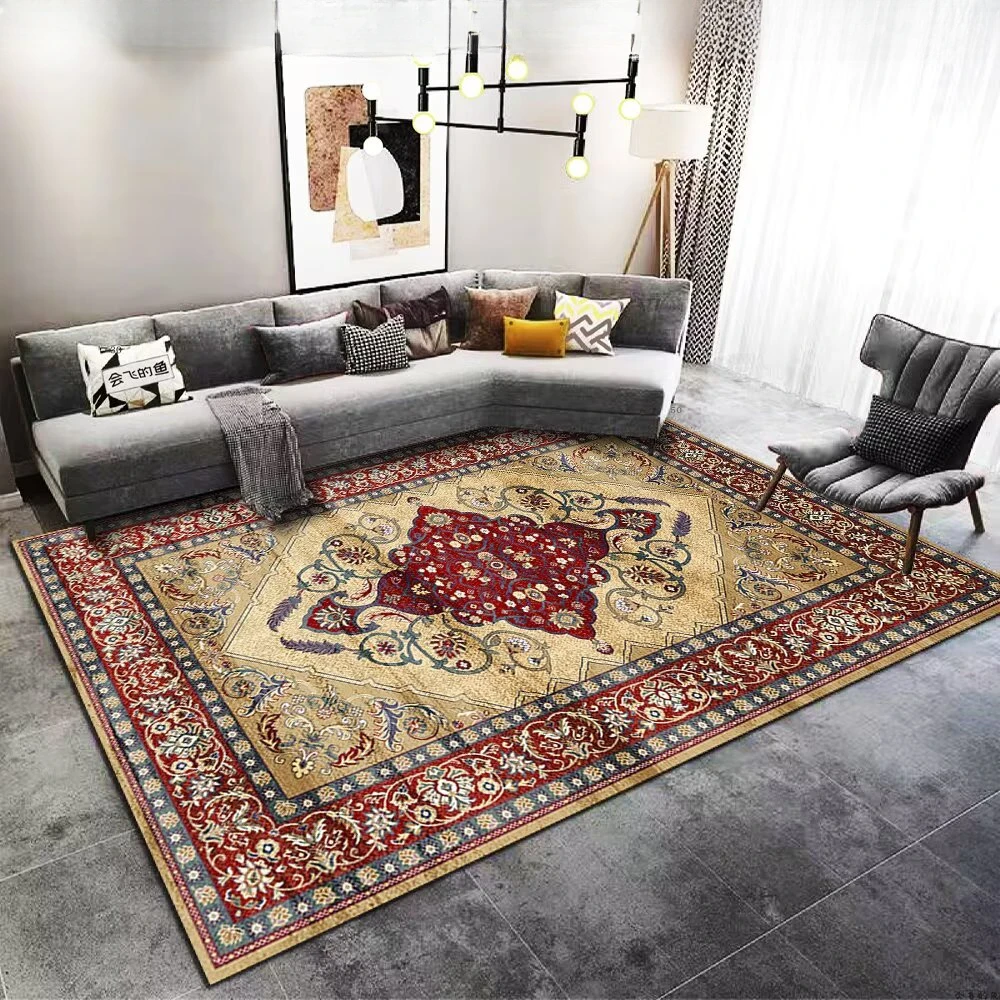 Luxury Persia Boho Red Carpets Living Room Decoration American Bedroom Large Area Rug Non-Slip Mat Washable Lounge Rugs 200x300 3