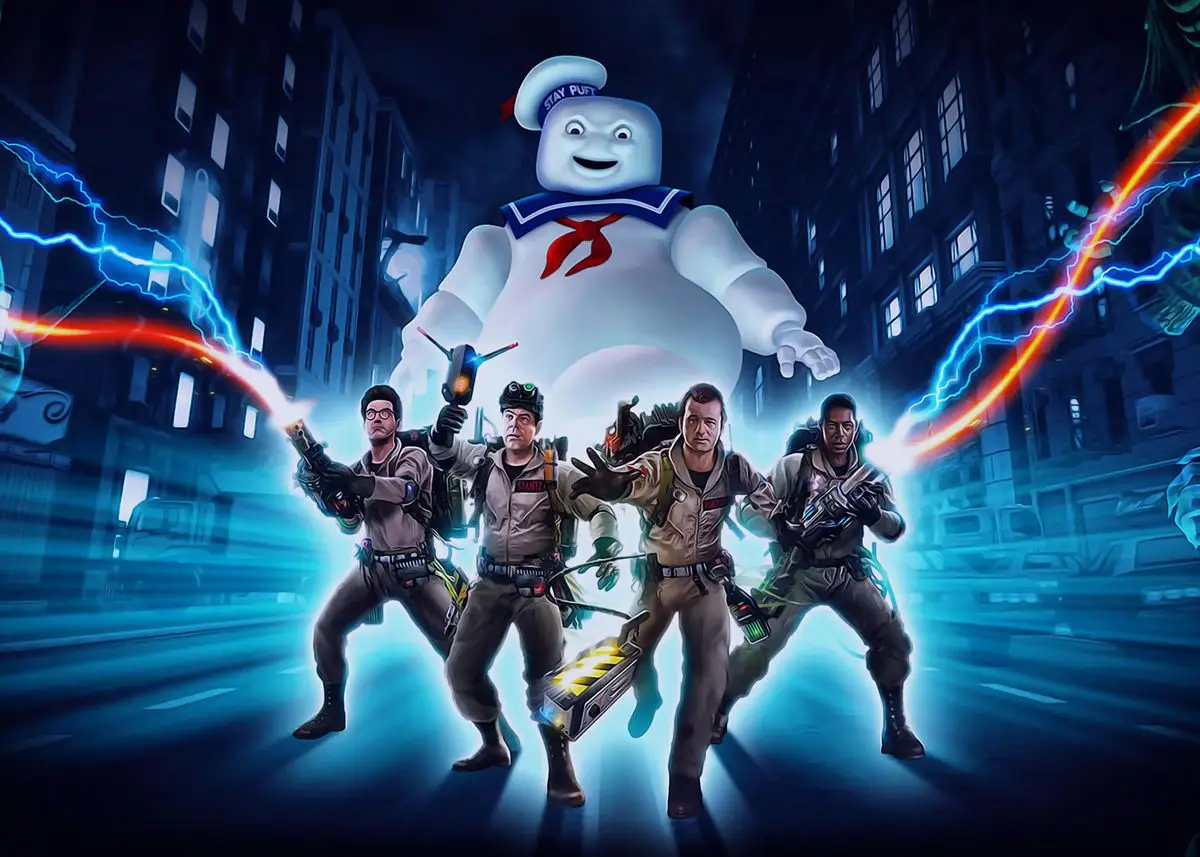 thumbnail image 1 of Classic Ghostbusters Movie Poster Canvas Painting Print Ghostbusters Game Artwork Wall Art Picture for Room Home Bar Decoration, 1 of 5