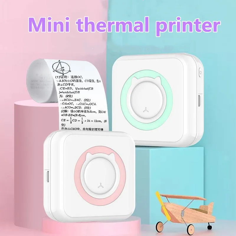 Meow-mini Impressora Térmica Portátil sem Fio Impressoras de Etiquetas Papel Adesivo Impressoras Inkless Portátil 200dpi Android Ios 57 mm - Imagem 6
