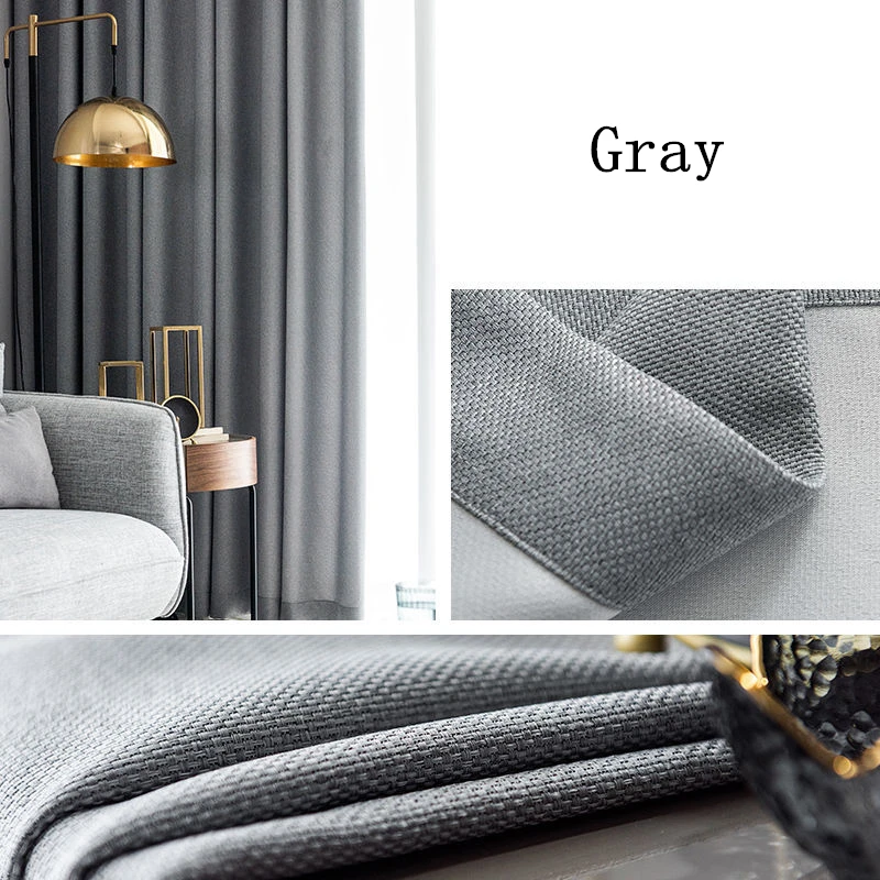 310cm Height Custom Made window 80%-90% blackout curtain thickened cotton linen cutains for living room bedroom luxury curtains - Image 5