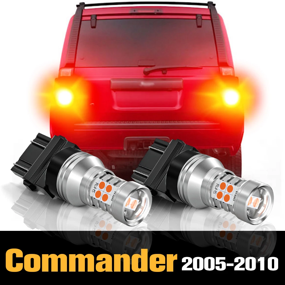 

2pcs Canbus LED Brake Light Lamp Accessories For Jeep Commander XK XH 2005 2006 2007 2008 2009 2010