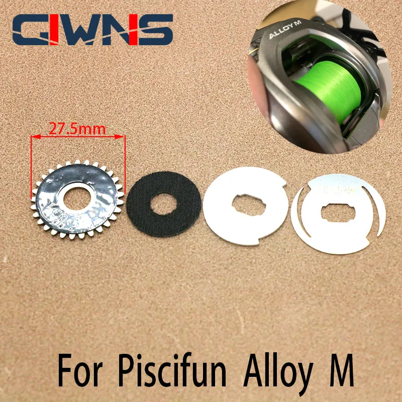 ForPiscifunAlloyMWaterDropWheelBaitcastReelDragClicker