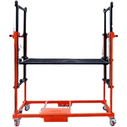 Electric Lifting Scaffolding Remote Control Mobile Lift Indoor and Outdoor Decoration Foldable Small Automatic Lifting Platform