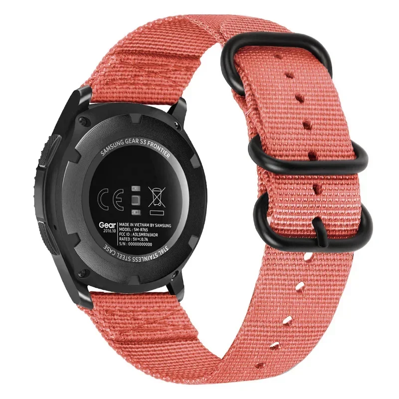 Versatile 22mm Nylon Watch Strap – Premium Bracelet