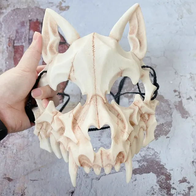 2023 Skull Mask Bone Mask Dress-Up Costumes for Halloween Party Mask Helmet