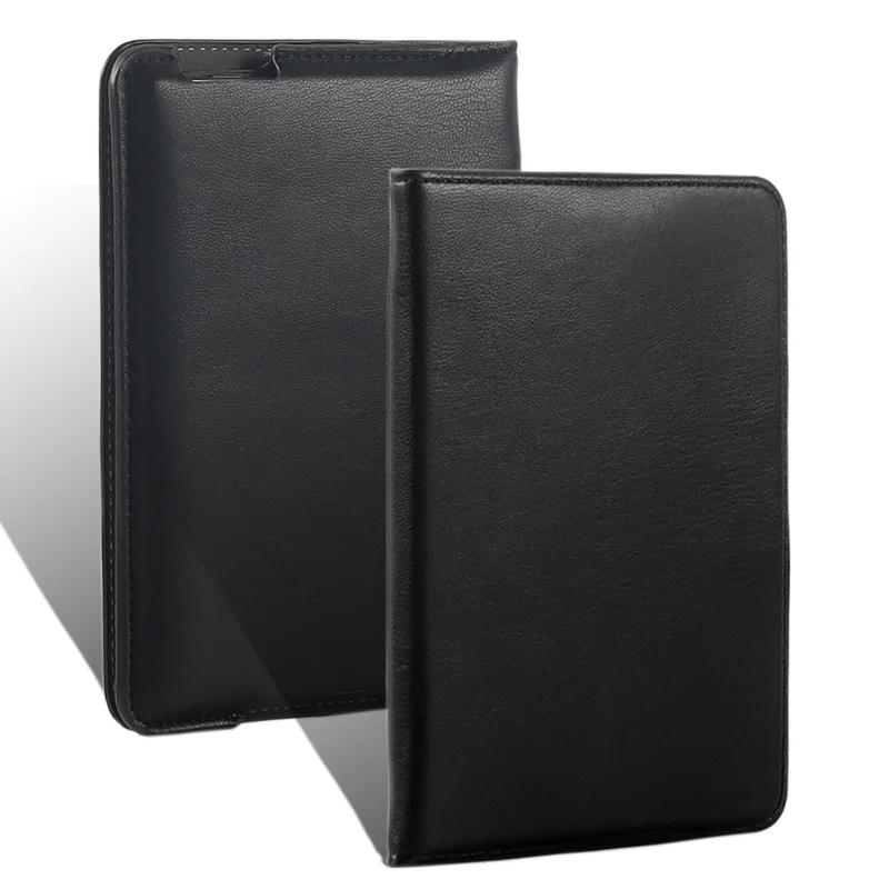 Premium PU Leather Folio Book Cover with Hand Strap and Magnetic Closure