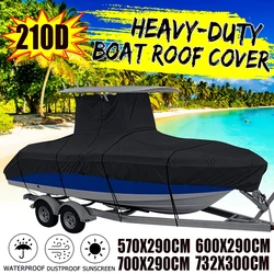 210D Heavy Duty Waterproof Boat Cover Yacht Outdoor Protection Oxford Fabric Anti-smashing Durable and Tear Proof Cover