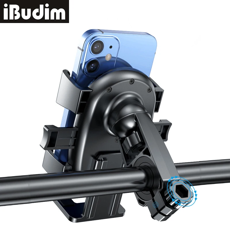 

Bike Phone Holder Universal Motorcycle Bicycle Handlebar Cellphone Mount GPS Bracket Scooter Motorbike Phone Stand Support