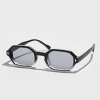 Lunettes de soleil à petite monture carrée, exquises, à la mode, robustes et durables, pour réunions de fête, plage, voyage, résistantes aux UV400 4