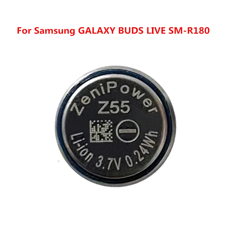 

1-4PCS 3.7V 75mAh Z55 Replacement CP1254 A3 Li-ion Battery for Samsung GALAXY BUDS LIVE SM-R180 Headset Accumulator TWS Earphone