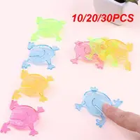 10/20/30PCS Plastic Jumping Frog Interactive Bouncing Frog Educational Durable Children's Educational Jumping Frog Toy 1