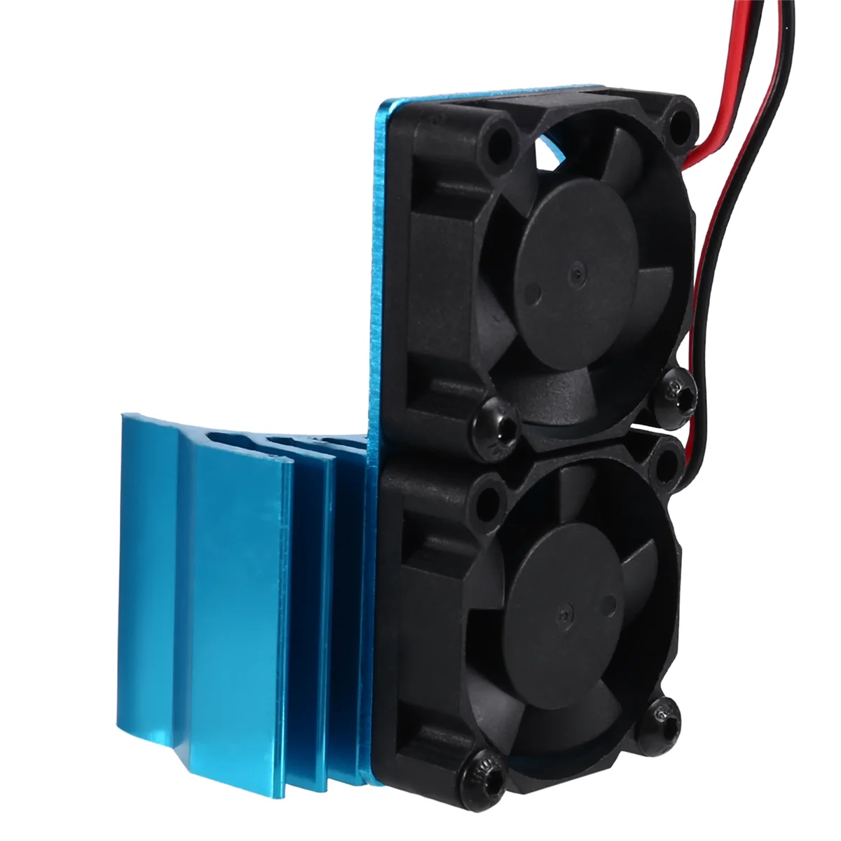 BAAU VXL-3s ESC Cooling Fan and Motor Dual Fan Set Compatible with for Slash Stampede Blue