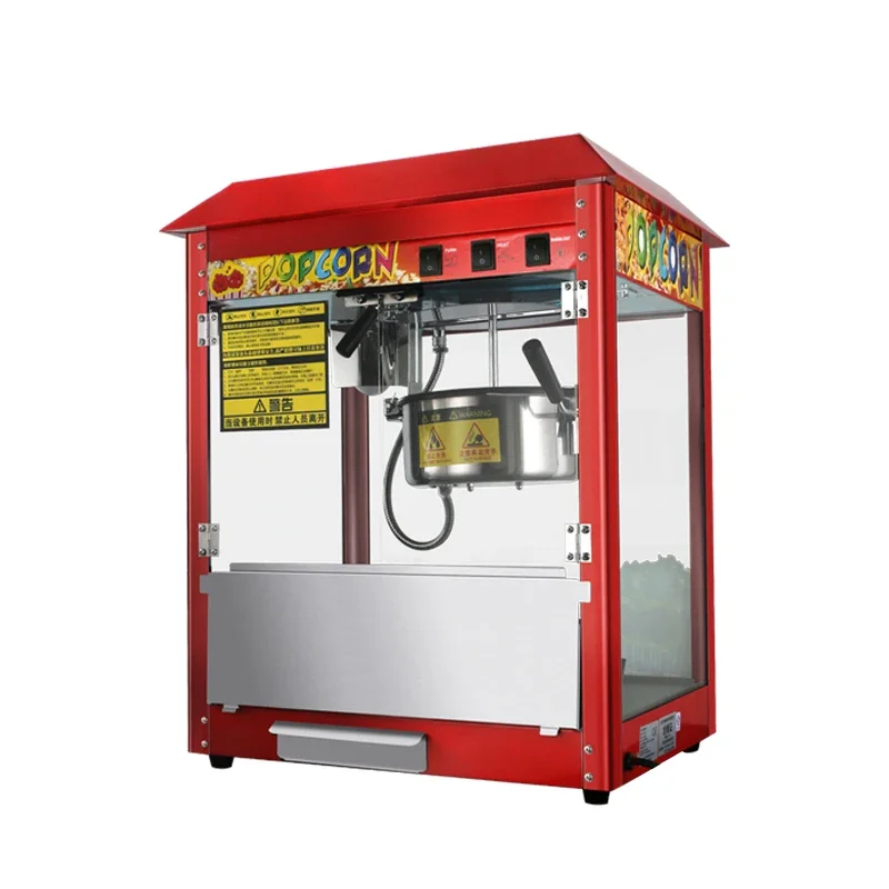 China Price Cinema Electric Automatic Popcorn Maker Industrial Commercial Popcorn Machine