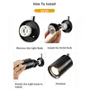 Set LED Track Light Downlight 5W 7W Adjustable Ceiling Spot Light Rail Lamp GU10 Bulb Replaceable Wall Clothes Store Lighting 5