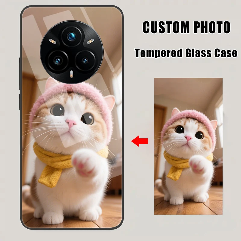 Custom Tempered Glass Case with Personalized Photo Design