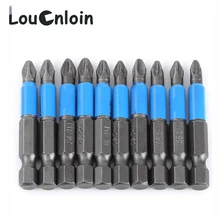 

10Pcs 25mm 50mm PH2 Cross bit drill Head Screwdriver Bits Hand Tools Anti Slip Electric Magnetic Screwdriver Hex Shank Drill Bit
