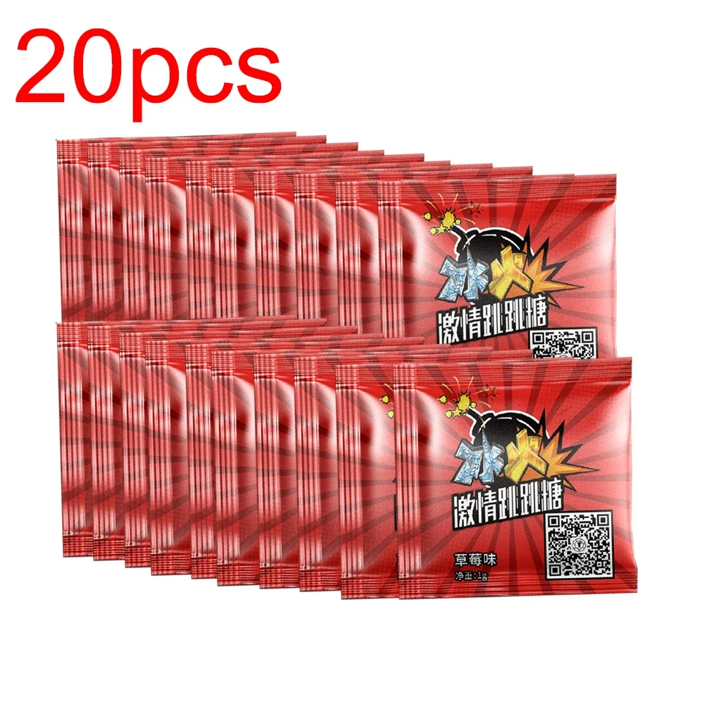 20pcs Women Blowjob Popping Oral Sex Candy Flirting Men Edible Blowjobs Stimulate Enjoy Fire Ice Feeling Sex Toys for Couples