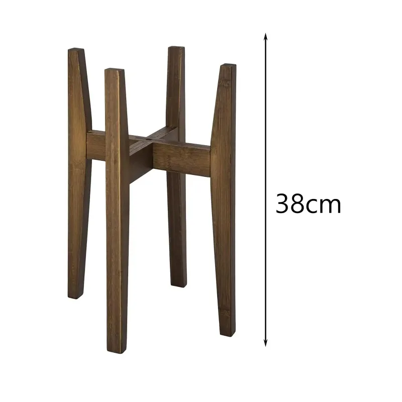 Plant Stand Solid Adjustable Wood Item Plant Rack for Home Decor Flower Pot Stand Easy Assembly Outdoor Garden Patio Furniture plant stand wooden flower shelf