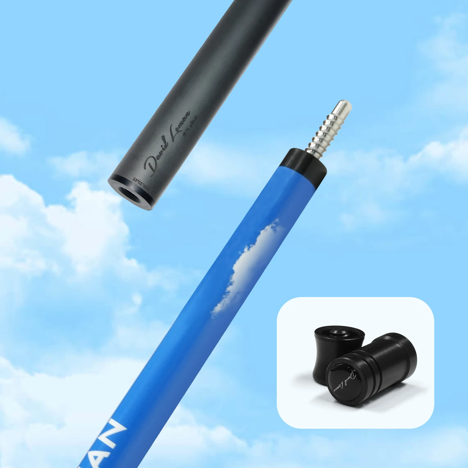 David Loman Carbon fiber billiard cue stick, Professional billiard