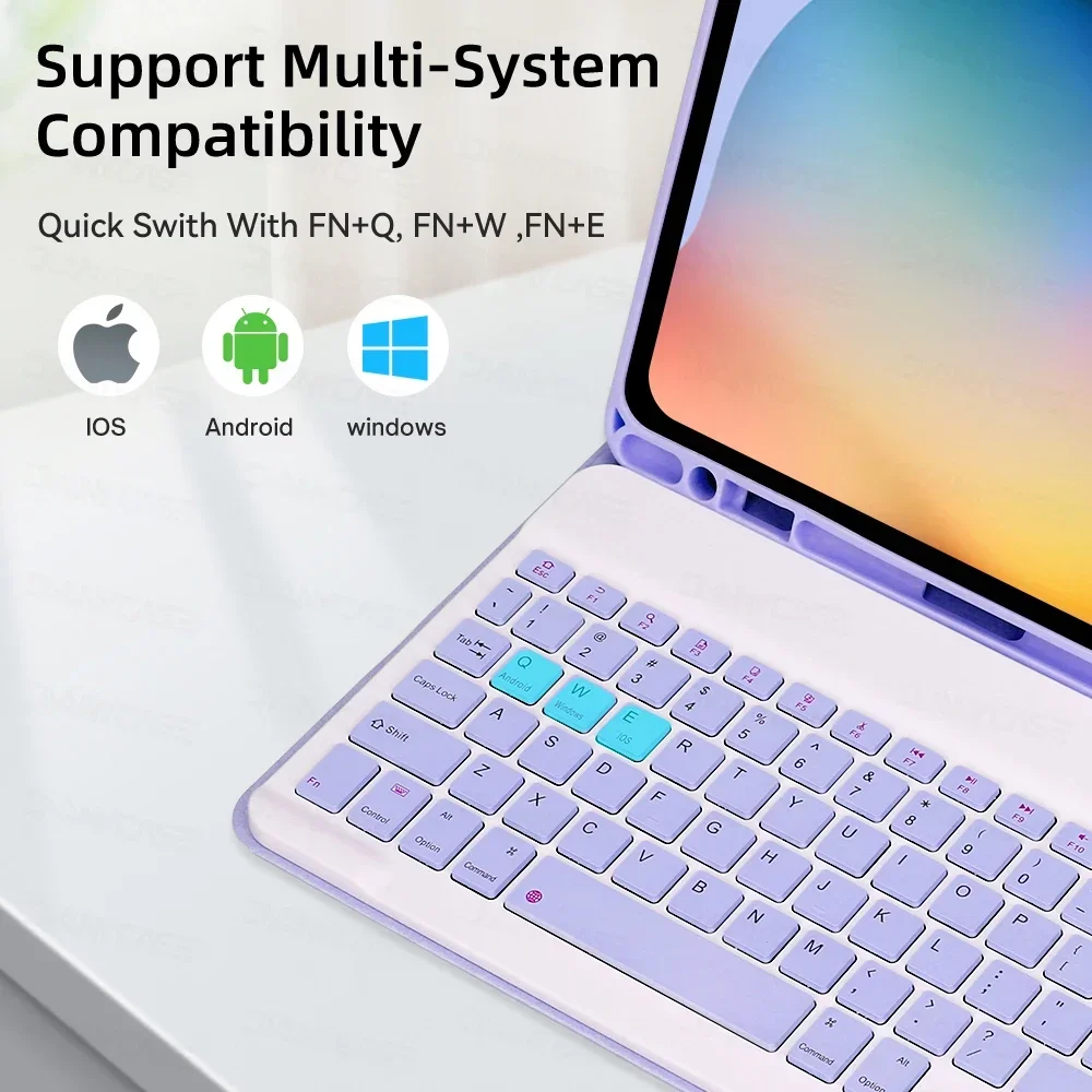 Premium iPad Keyboard with Detachable Protective Case
