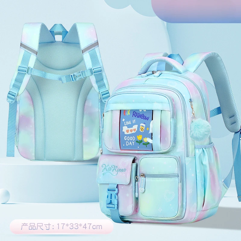 Top Quality School Backpack for Girls with Chest Buckle Kids Bookbag for Elementary School Water Resistant School Bag Mochilas - 3