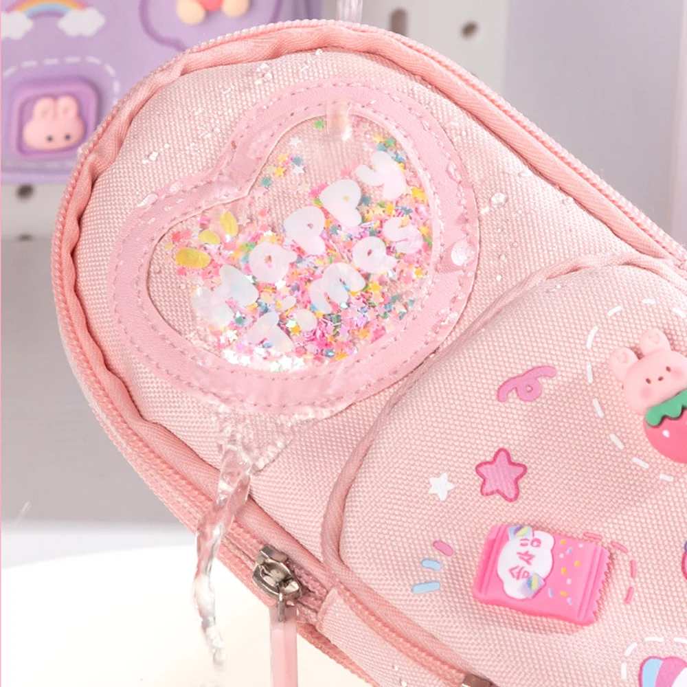 High Appearance Level Large-capacity Schoolbag And Pen Case Primary School Stationery Bag And Box Multi-functional Pen Case