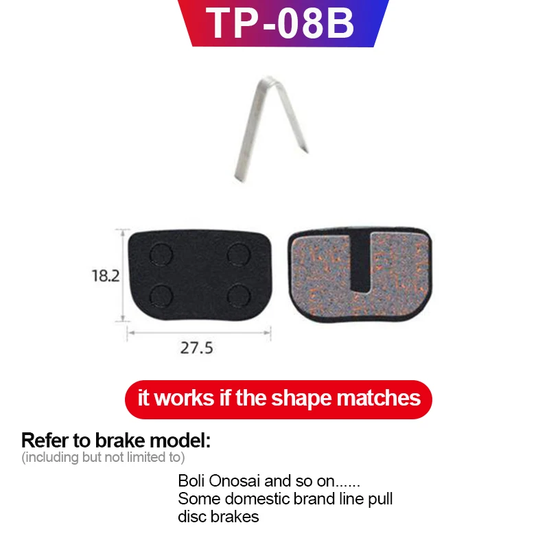thumbnail image 2 of MTB Bicycle Hydraulic Disc Brake Pads For B01s SHI... – Grandado 2 of 13