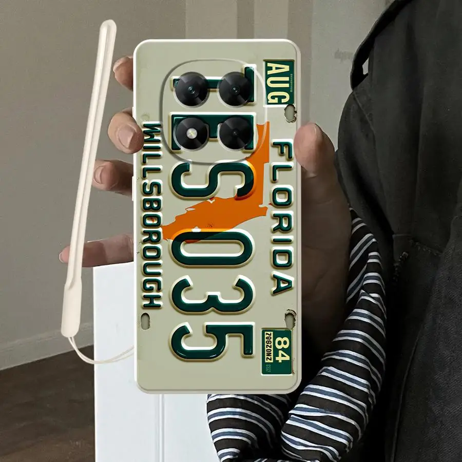 Vintage License Plate Design Phone Cover Case