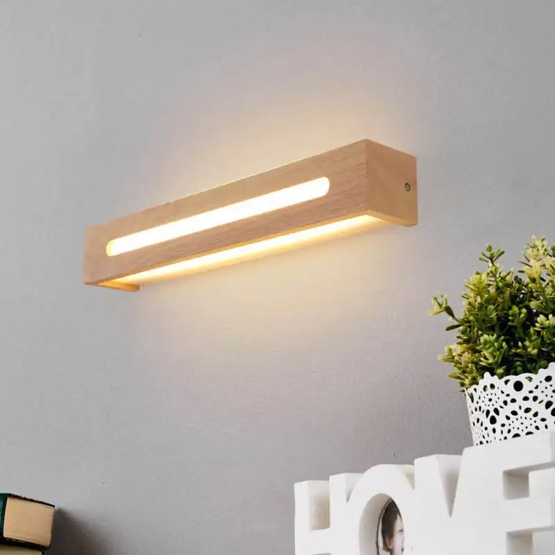 

bedside In Bedroom Wood Wall Lights Modern Wood Wall Lamp Bathroom Mirror Lamps Hallway Wandlamp Bed Light