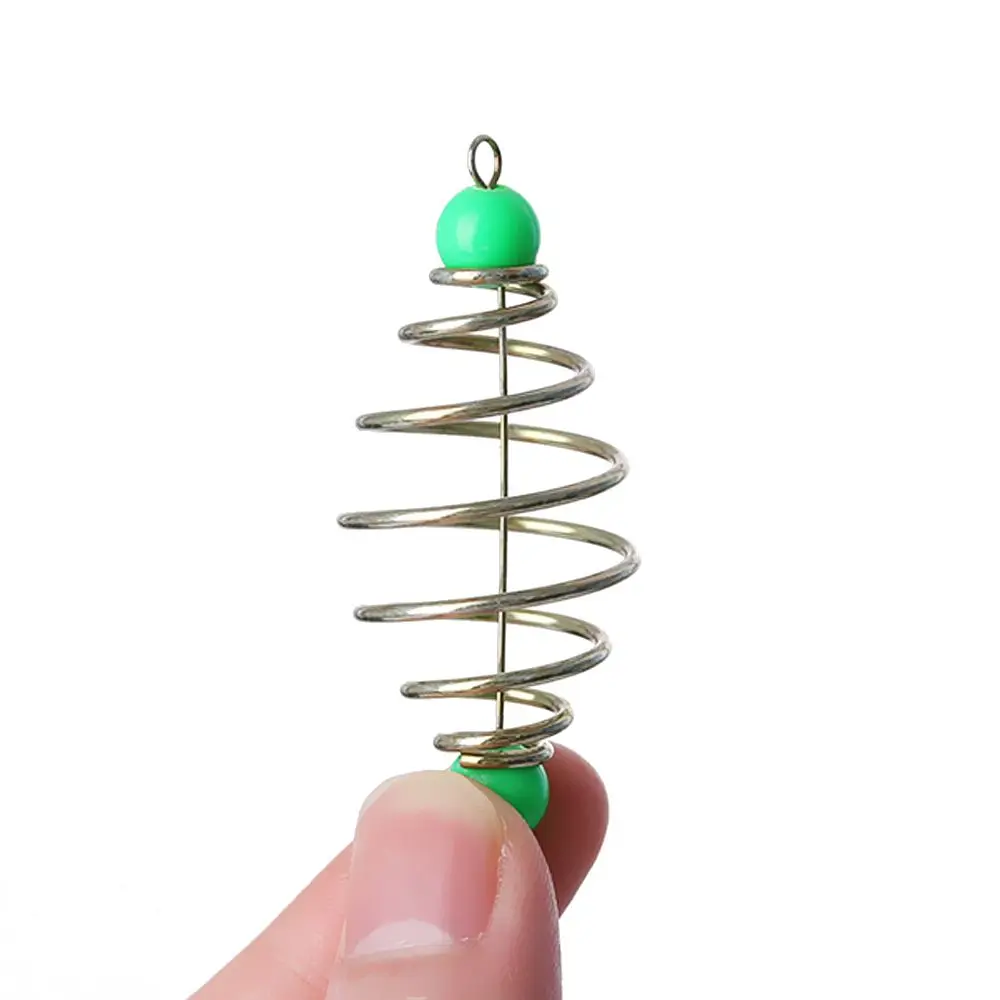 10 Pcs/Set High Quality Fishing Bait Spring Lure Inline Hanging Tackle  Stainless Steel Feeder Spring Lure High Quality Tackle