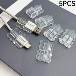 Pack of 5/10 Assorted USB and Type - C Cable Protective Covers for Mobile and Computer Charging Cables (5Pcs)